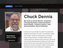 Tablet Screenshot of chuckdennis.brandyourself.com
