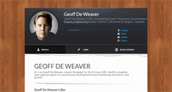 Desktop Screenshot of geoffdeweaver.brandyourself.com