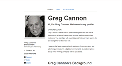 Desktop Screenshot of gregcannon.brandyourself.com