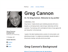 Tablet Screenshot of gregcannon.brandyourself.com