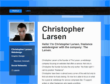 Tablet Screenshot of christopherlarsen.brandyourself.com
