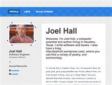Tablet Screenshot of joelhall.brandyourself.com
