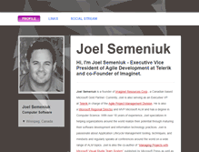 Tablet Screenshot of joelsemeniuk.brandyourself.com