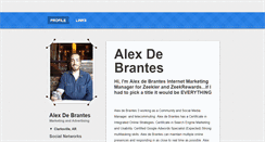 Desktop Screenshot of alexdebrantes.brandyourself.com