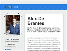 Tablet Screenshot of alexdebrantes.brandyourself.com