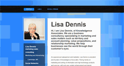 Desktop Screenshot of lisadennis.brandyourself.com