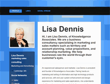 Tablet Screenshot of lisadennis.brandyourself.com