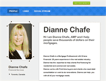 Tablet Screenshot of diannechafe.brandyourself.com