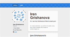 Desktop Screenshot of irengrishanova.brandyourself.com