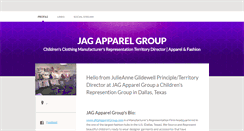 Desktop Screenshot of jagapparelgroup.brandyourself.com