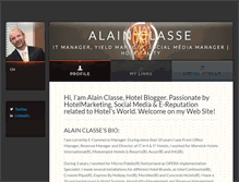 Tablet Screenshot of alainclasse.brandyourself.com