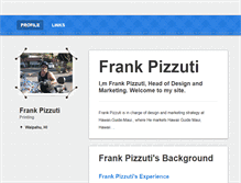 Tablet Screenshot of frankpizzuti.brandyourself.com