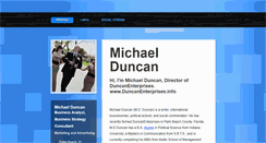 Desktop Screenshot of michaelduncan.brandyourself.com