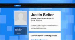 Desktop Screenshot of justinbeiter.brandyourself.com
