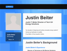 Tablet Screenshot of justinbeiter.brandyourself.com