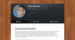 Desktop Screenshot of deansantoro.brandyourself.com