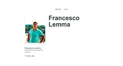 Desktop Screenshot of francescolemma.brandyourself.com