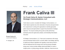 Tablet Screenshot of frankcalivaiii.brandyourself.com