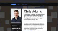 Desktop Screenshot of chrisadams.brandyourself.com