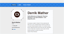 Desktop Screenshot of derrikmather.brandyourself.com