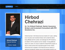 Tablet Screenshot of hirbodchehrazi.brandyourself.com