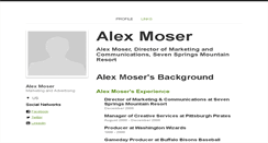 Desktop Screenshot of alexmoser.brandyourself.com