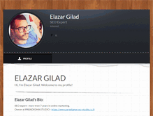 Tablet Screenshot of elazargilad.brandyourself.com