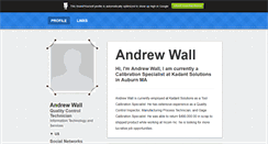 Desktop Screenshot of andrewwall.brandyourself.com