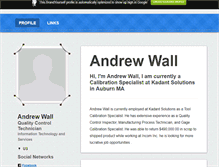 Tablet Screenshot of andrewwall.brandyourself.com
