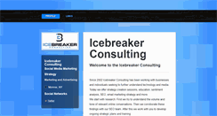 Desktop Screenshot of icebreakerconsulting.brandyourself.com