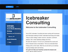 Tablet Screenshot of icebreakerconsulting.brandyourself.com