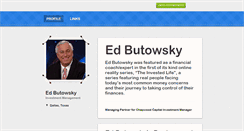 Desktop Screenshot of edbutowsky.brandyourself.com