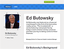 Tablet Screenshot of edbutowsky.brandyourself.com