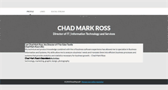 Desktop Screenshot of chadmarkross.brandyourself.com
