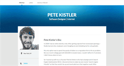 Desktop Screenshot of petekistler.brandyourself.com