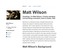 Tablet Screenshot of mattwilson.brandyourself.com