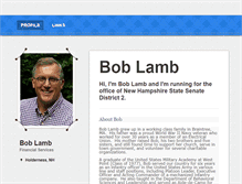 Tablet Screenshot of boblamb.brandyourself.com