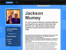 Tablet Screenshot of jacksonmumey.brandyourself.com