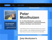 Tablet Screenshot of petermoolhuizen.brandyourself.com