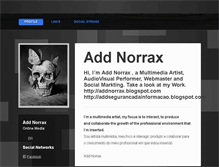 Tablet Screenshot of addnorrax.brandyourself.com