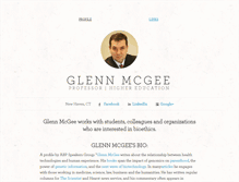 Tablet Screenshot of glennmcgee.brandyourself.com
