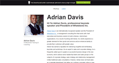 Desktop Screenshot of adriandavis.brandyourself.com