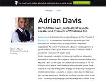 Tablet Screenshot of adriandavis.brandyourself.com