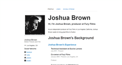 Desktop Screenshot of joshuabrown.brandyourself.com