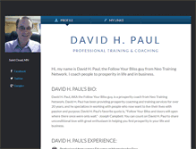 Tablet Screenshot of davidhpaul.brandyourself.com