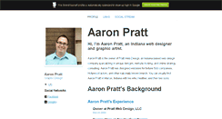 Desktop Screenshot of aaronpratt.brandyourself.com