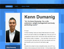Tablet Screenshot of kenndumanig.brandyourself.com