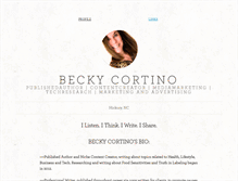 Tablet Screenshot of beckycortino.brandyourself.com