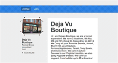 Desktop Screenshot of dejavuboutique.brandyourself.com