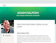 Tablet Screenshot of adamhalpern.brandyourself.com